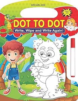 WRITE AND WIPE BOOK DOT TO DOT
