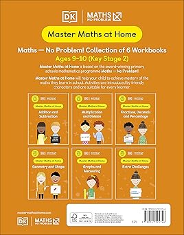 Maths # No Problem Collection of 6 Workbooks, Ages 9-10